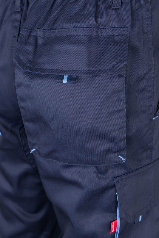Pantaloni stretch 240g albastru marin/albastru celest V103024S