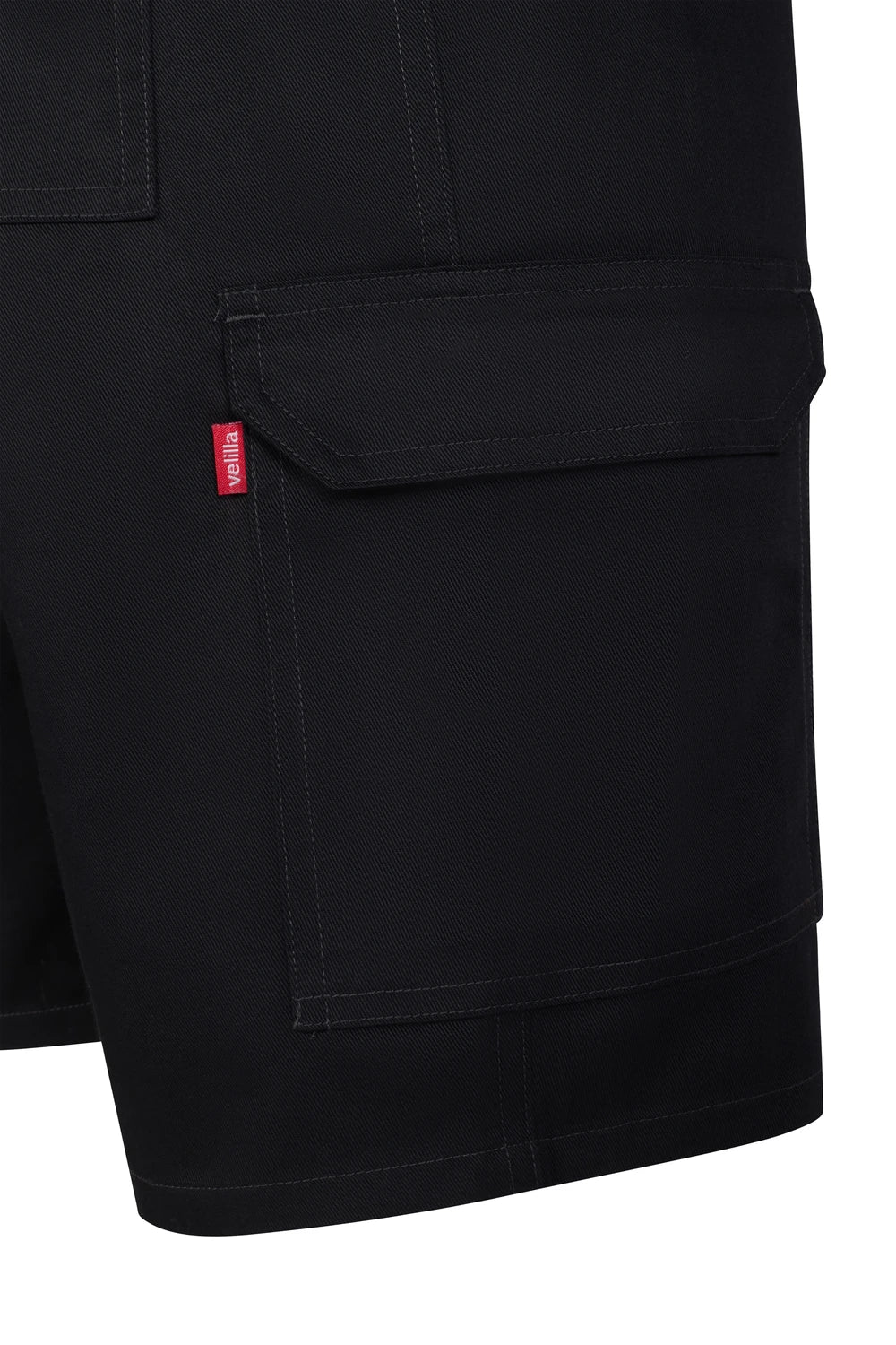 Pantaloni scurti tercot 190g negri V103027