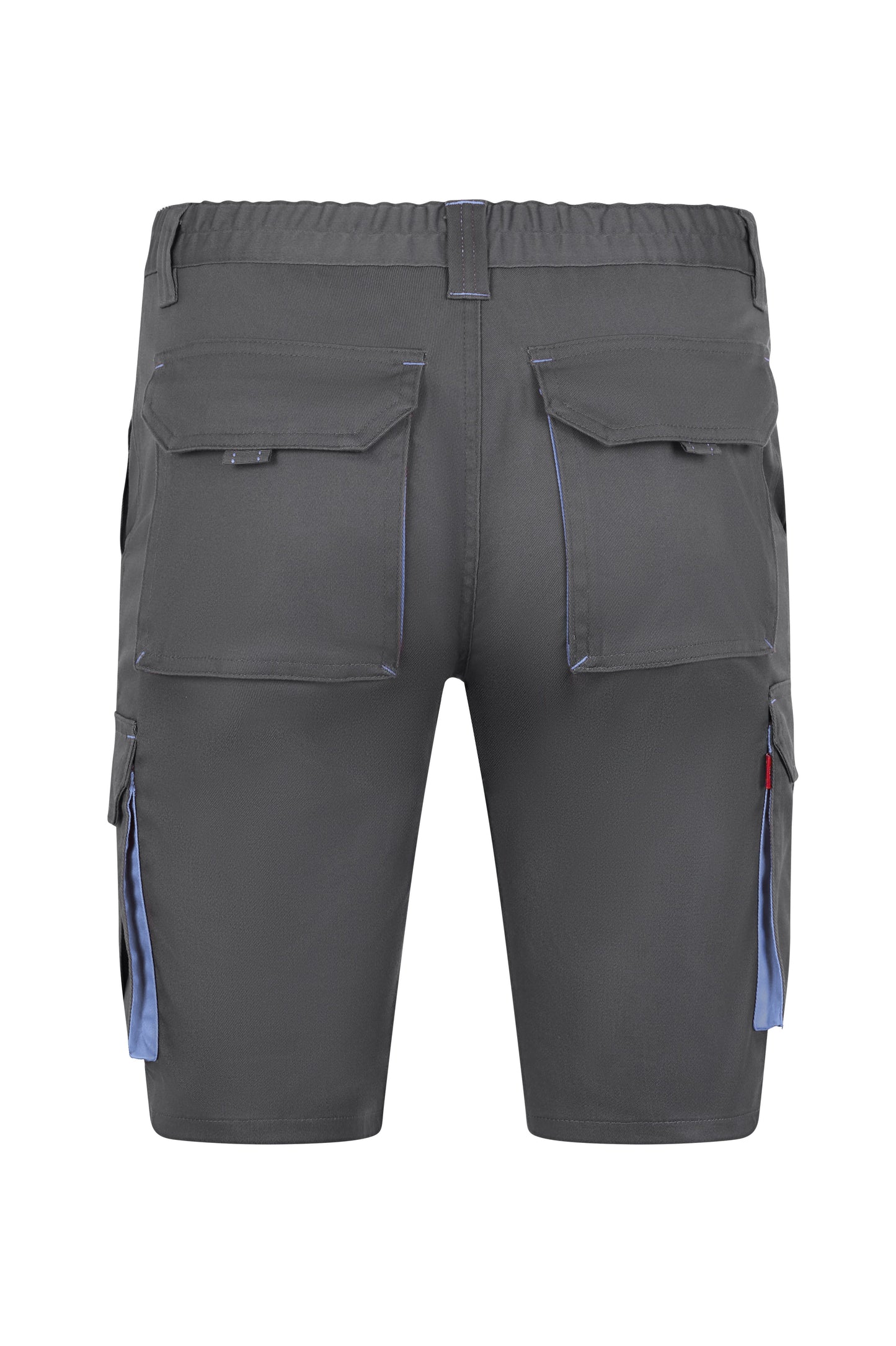 Pantaloni scurti bicolori gri/albastru celest V103034S