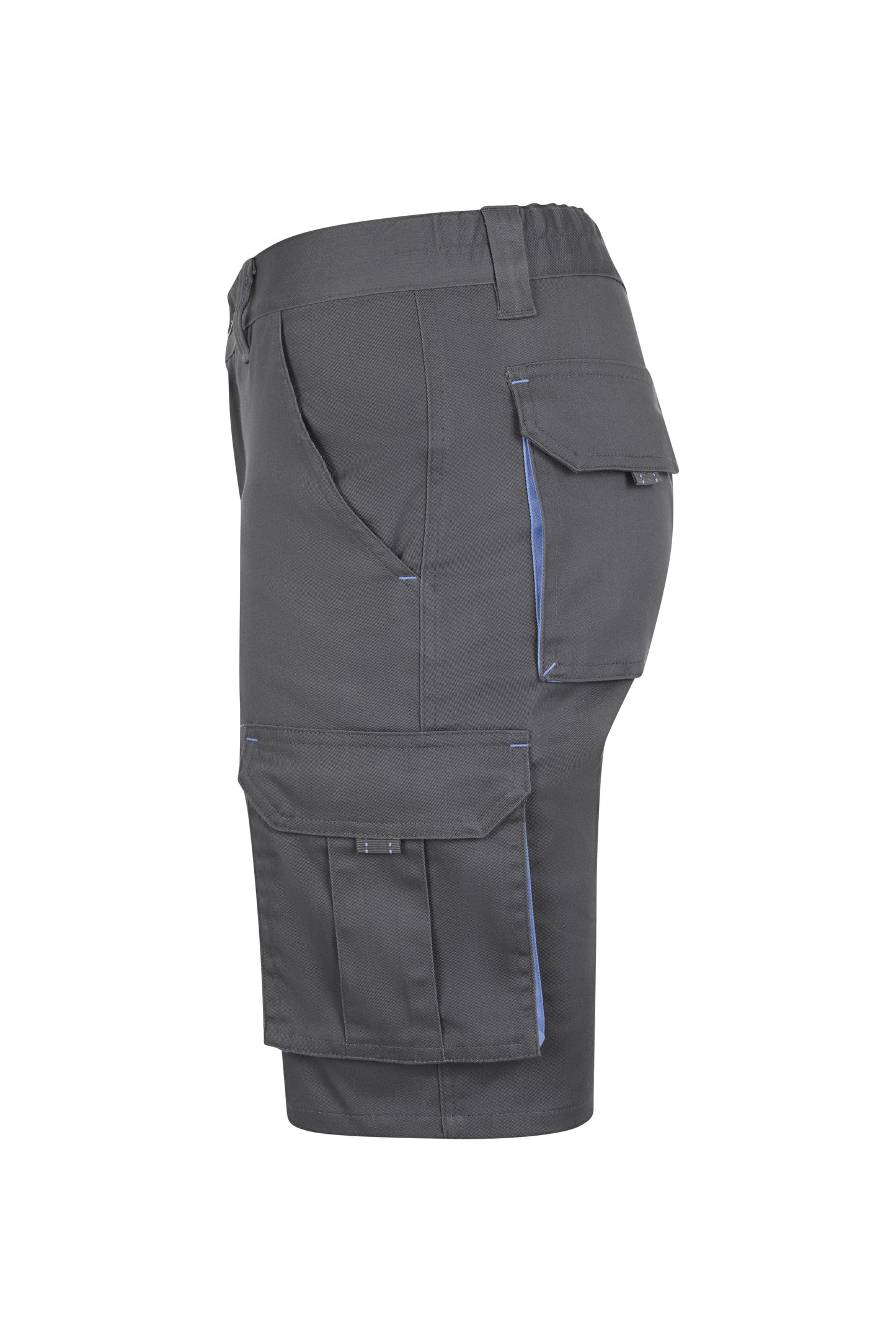 Pantaloni scurti bicolori gri/albastru celest V103034S