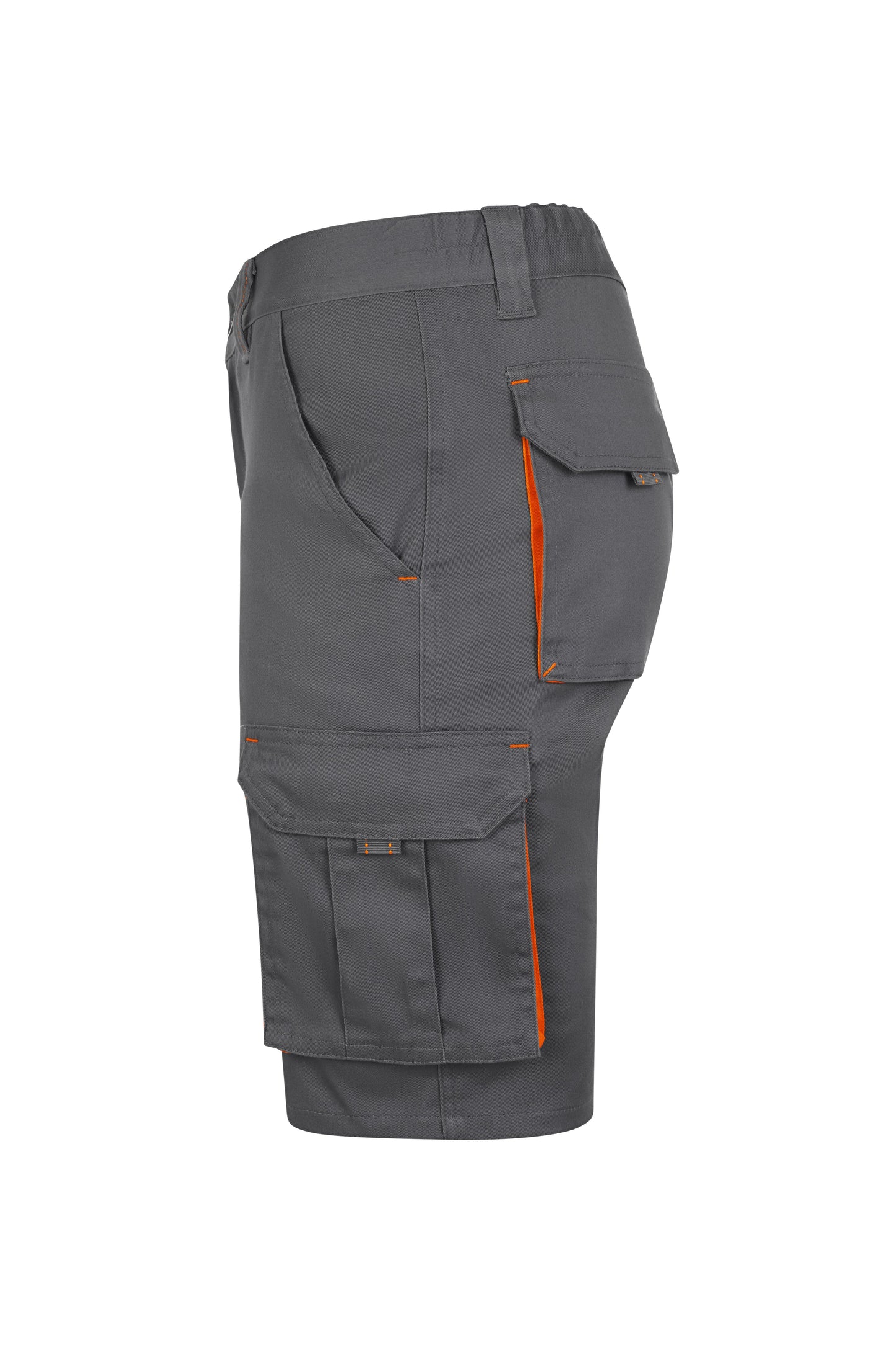 Pantaloni scurti bicolori gri/portocaliu V103034S