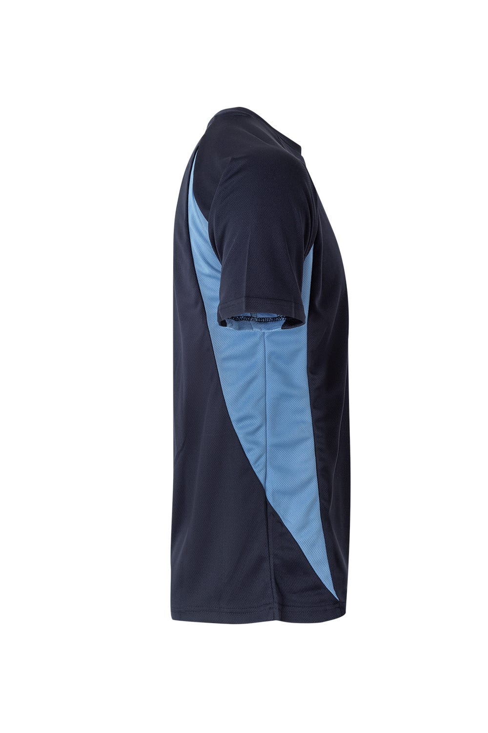 Tricou poliester 160g albastru marin/albastru celest V105501