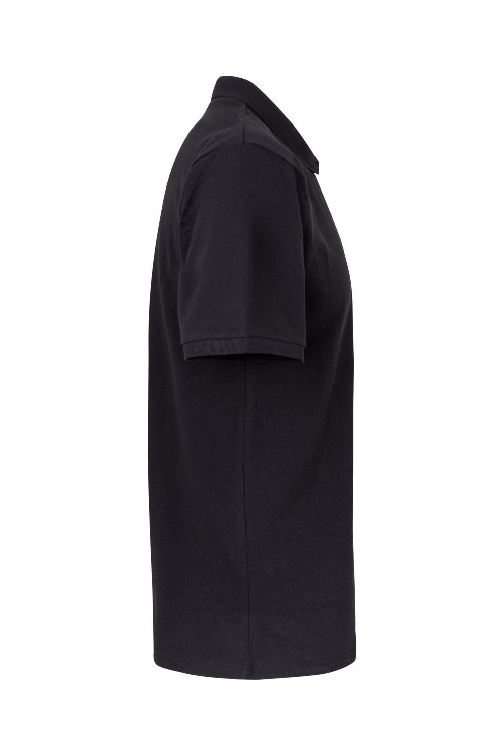 Tricou polo maneca scurta bumbac 180g negru V105502