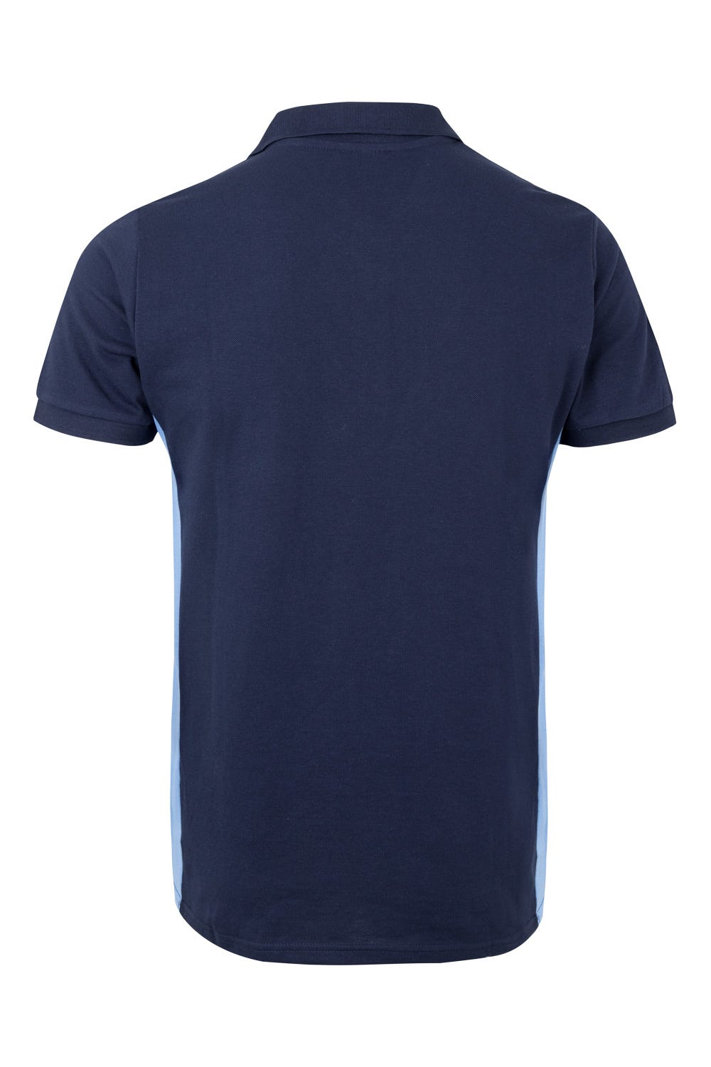 Tricou polo maneca scurta bumbac 180g albastru marin/albastru celest V105504