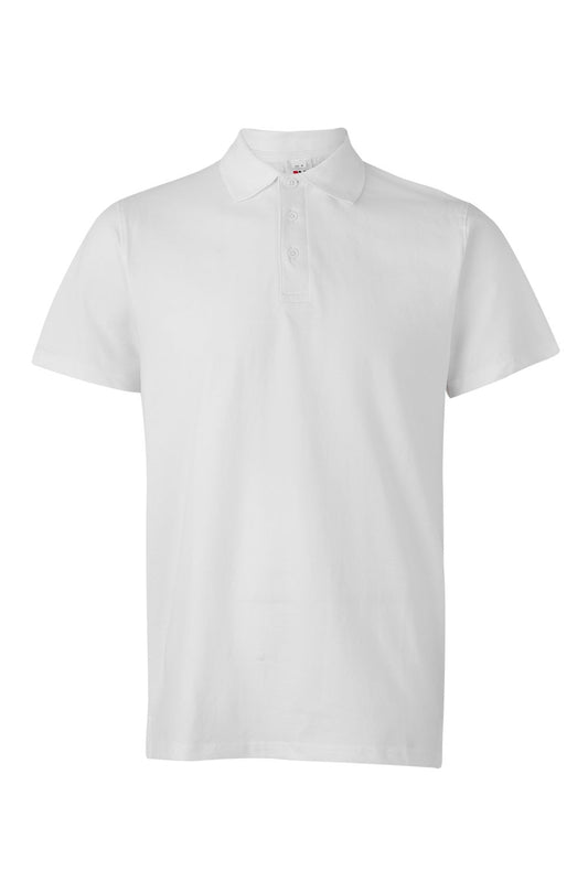 Tricou polo maneca scurta bumbac 200g barbat alb V105508S