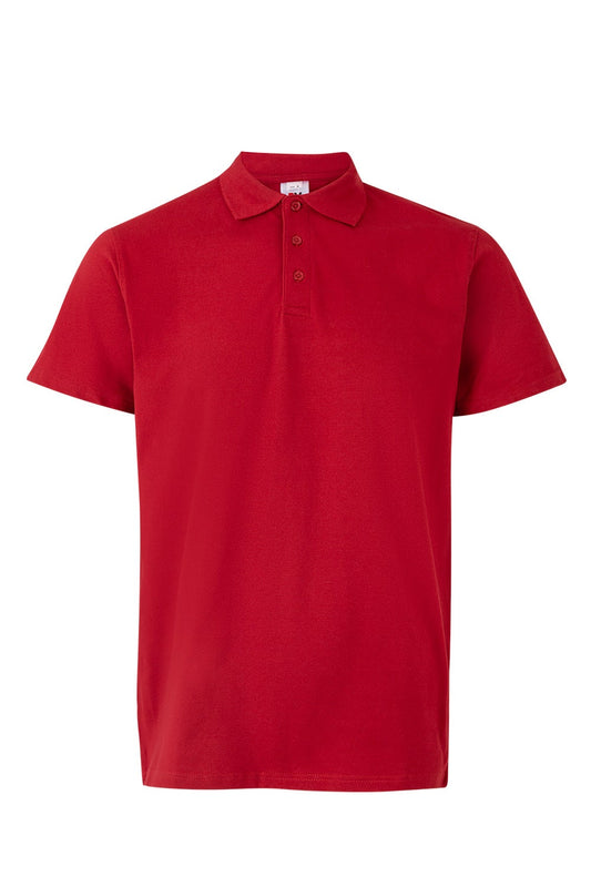 Tricou polo maneca scurta bumbac 200g barbat rosu V105508S