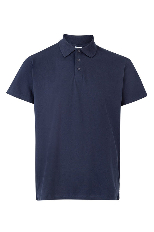 Tricou polo maneca scurta bumbac 200g barbat albastru marin V105508S