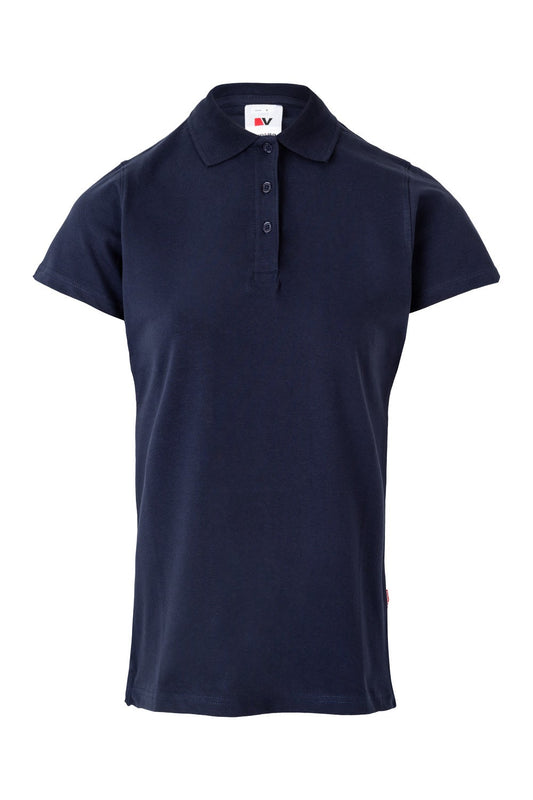Tricou polo maneca scurta bumbac 200g dama albastru marin V105509S