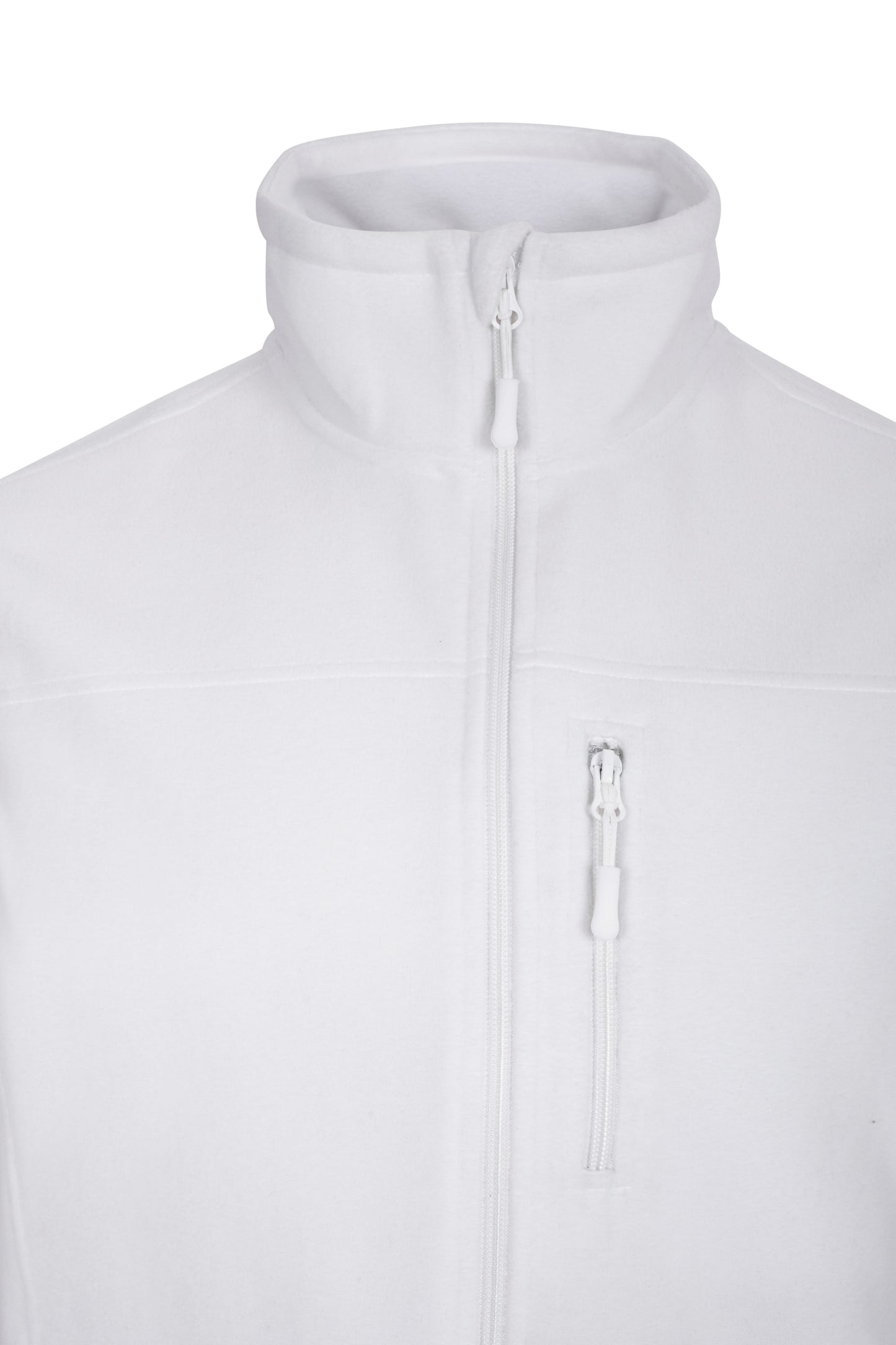 Vesta fleece microfibra 220g alb V105905