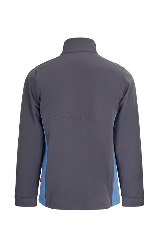 Jacheta soft shell 280g gri/albastru celest V106004