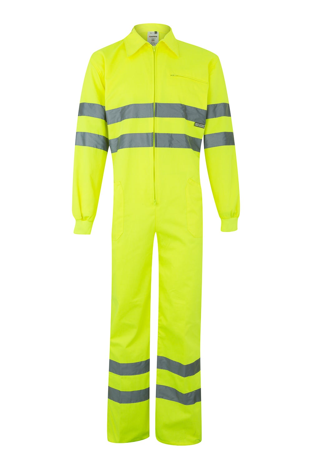Combinezon reflectorizant tercot 210g galben fluo V150
