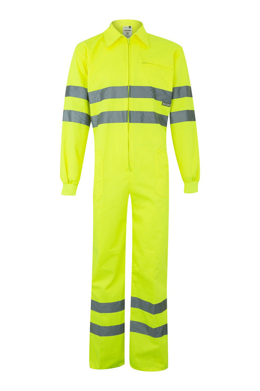 Combinezon reflectorizant tercot 210g galben fluo V150