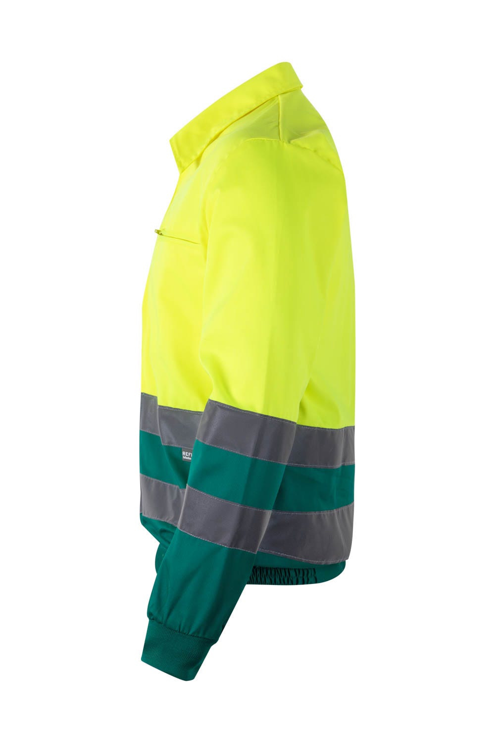 Jacheta reflectorizanta tercot 200g verde/galben V153
