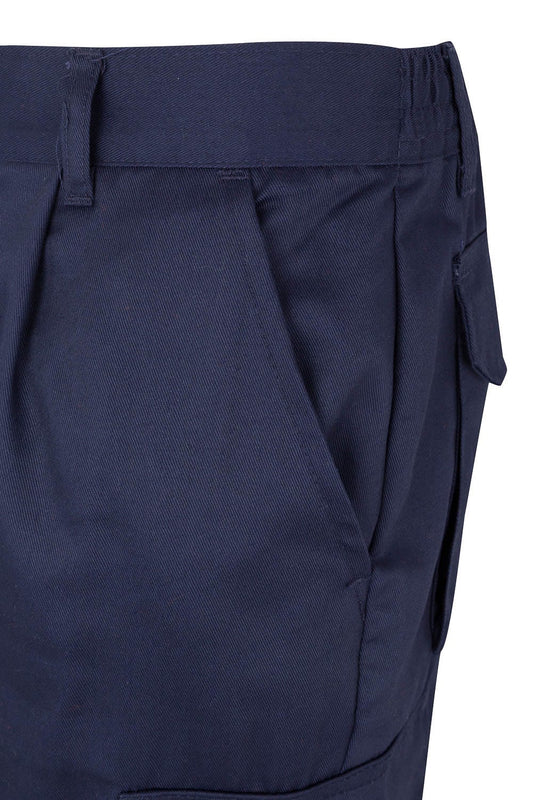 Pantaloni reflectorizanti tercot 200g albastru marin V159
