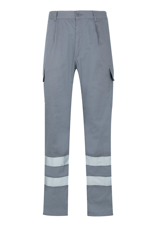 Pantaloni reflectorizanti tercot 200g gri V159