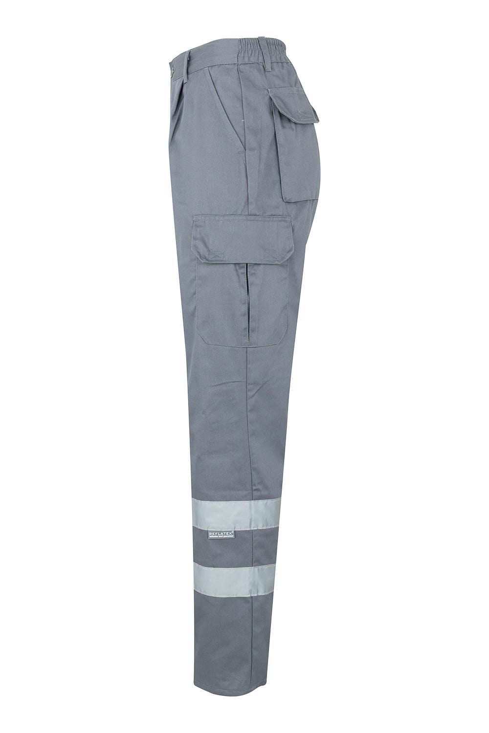 Pantaloni reflectorizanti tercot 200g gri V159
