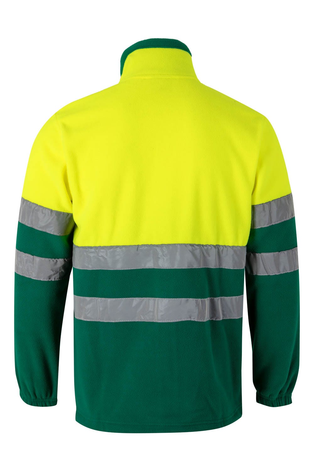 Jacheta reflectorizanta fleece 280g Verde/Galben V183