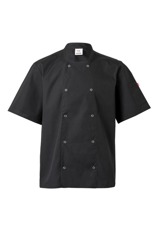 Tunica bucatar tesatura 175g maneca scurta negru V405205