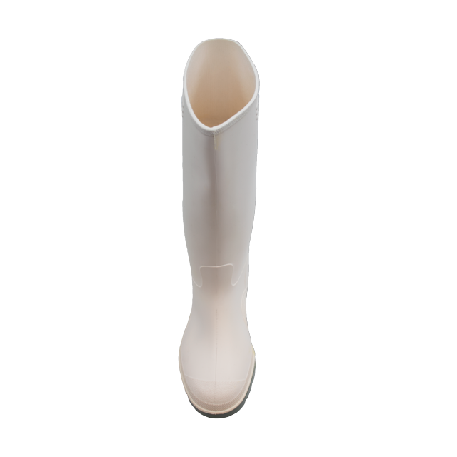 Cizme PVC alb/verde fara bombeu O4 Pricemastor Dunlop