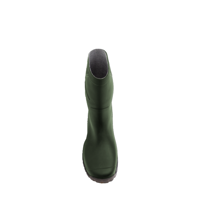 Cizme scurte PVC verzi fara bombeu O4 Dee Dunlop