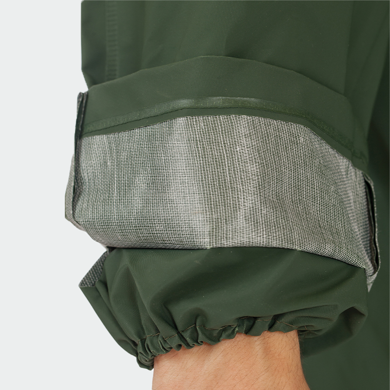 Pelerina de ploaie poliester PVC Verde inchis unisex Aion