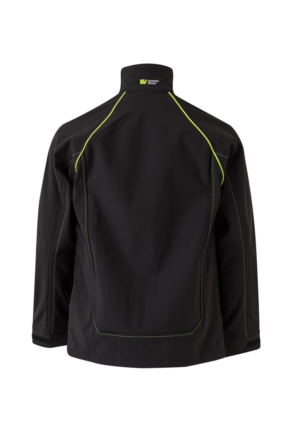 Jacheta soft shell 320g Negru/Galben fluo V206001