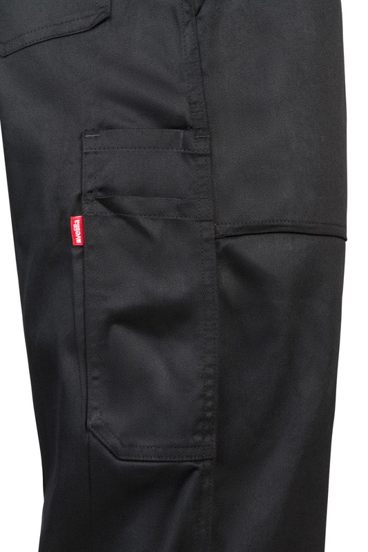 Pantaloni pieptar tercot 200g negru V290
