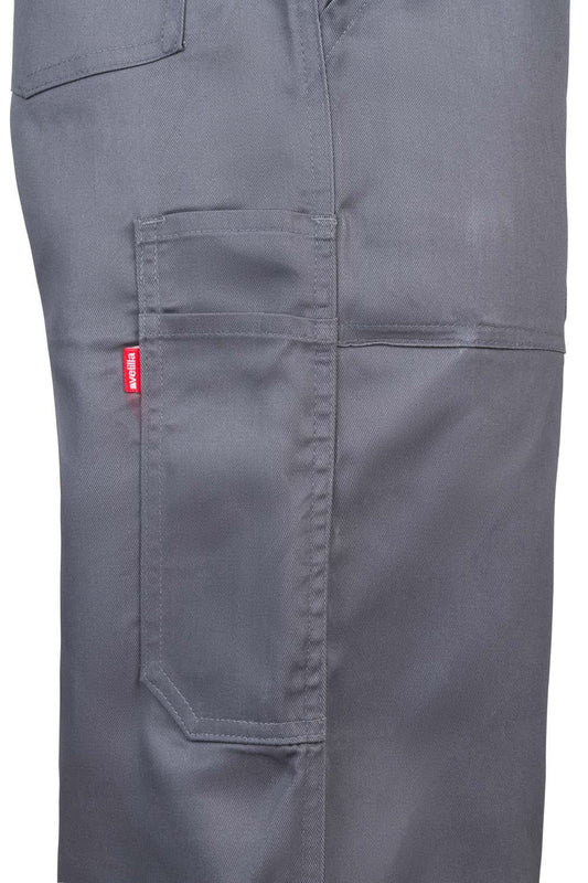 Pantaloni pieptar tercot 200g gri V290
