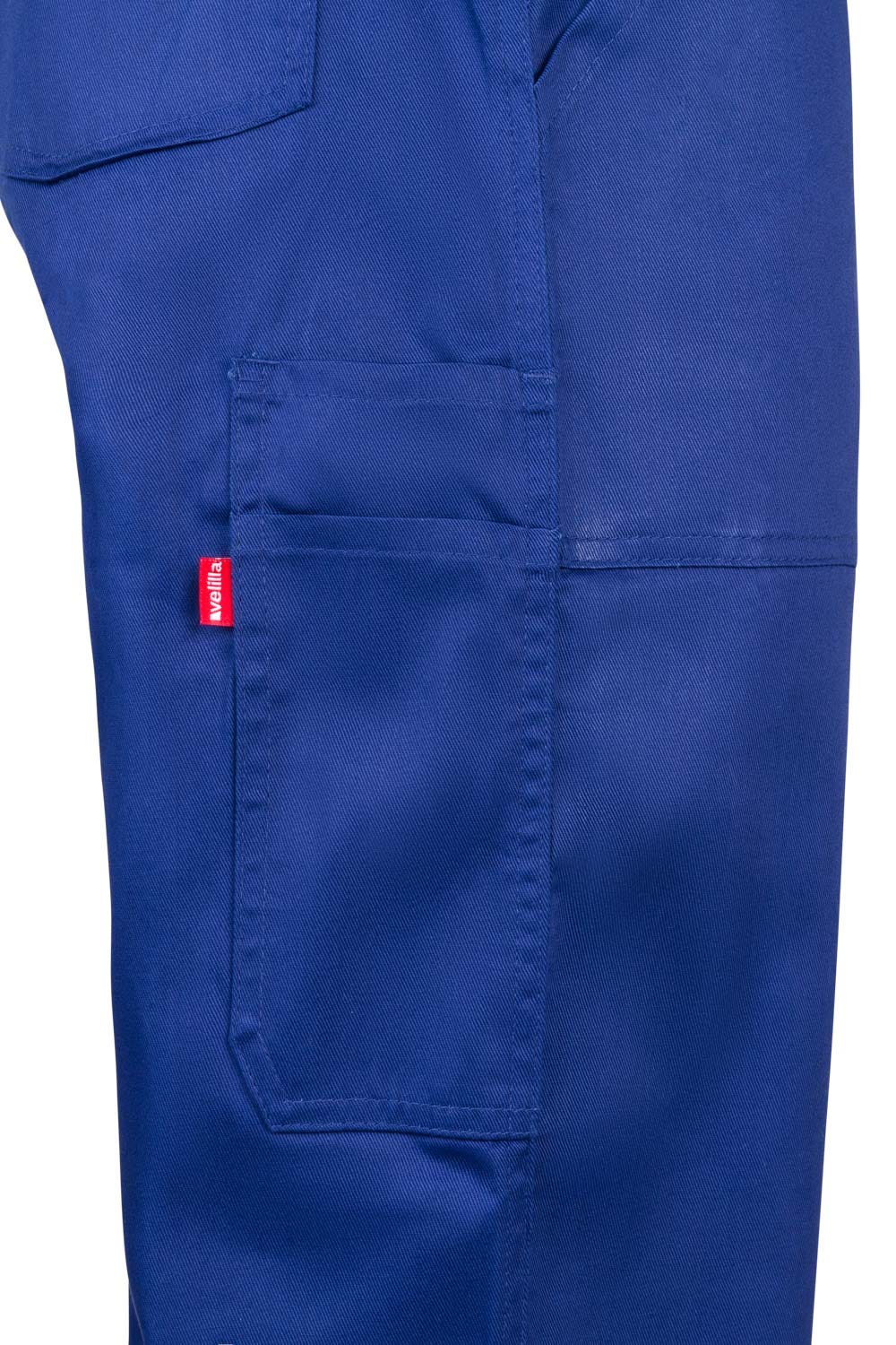 Pantaloni pieptar tercot 200g barbat Albastru royal V290