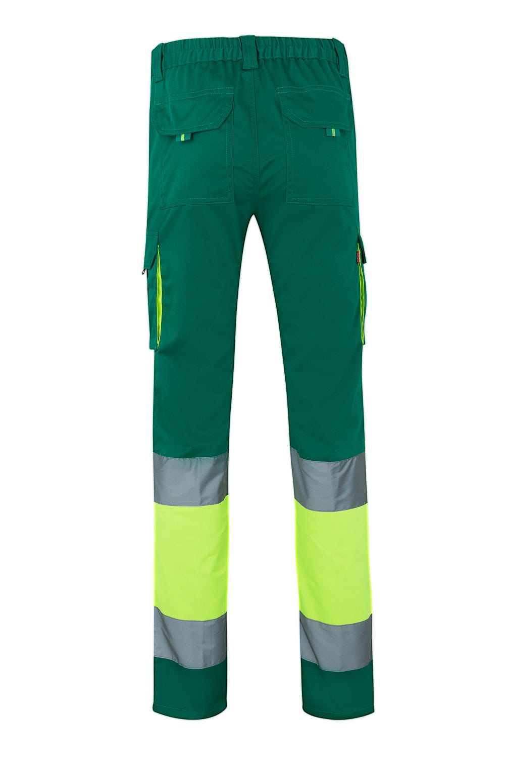 Pantaloni reflectorizanti stretch 240g Verde/Galben V303002S