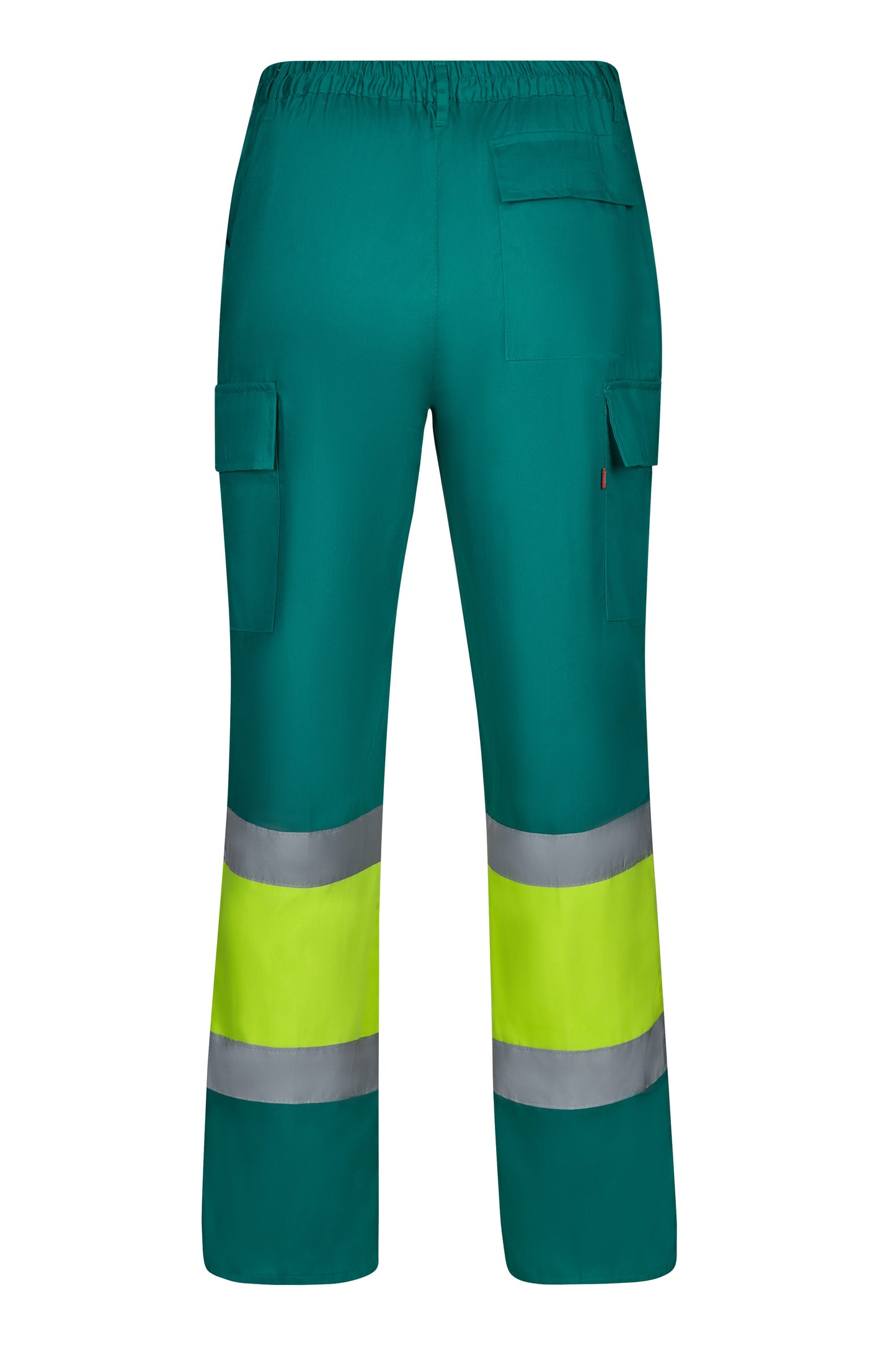 Pantaloni reflectorizanti tercot 190g Verde/Galben V303003