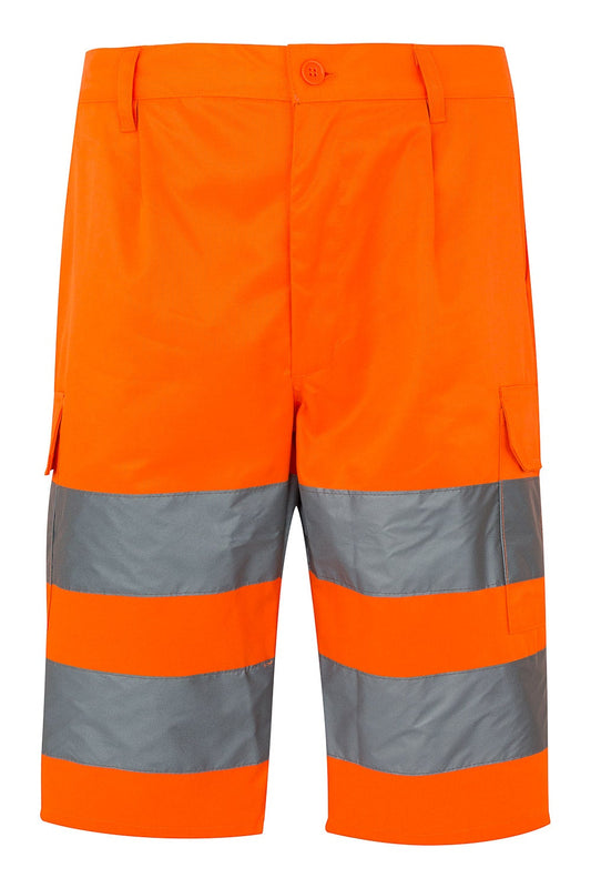 Pantaloni reflectorizanti scruti tercot 240g Portocaliu fluo V303005