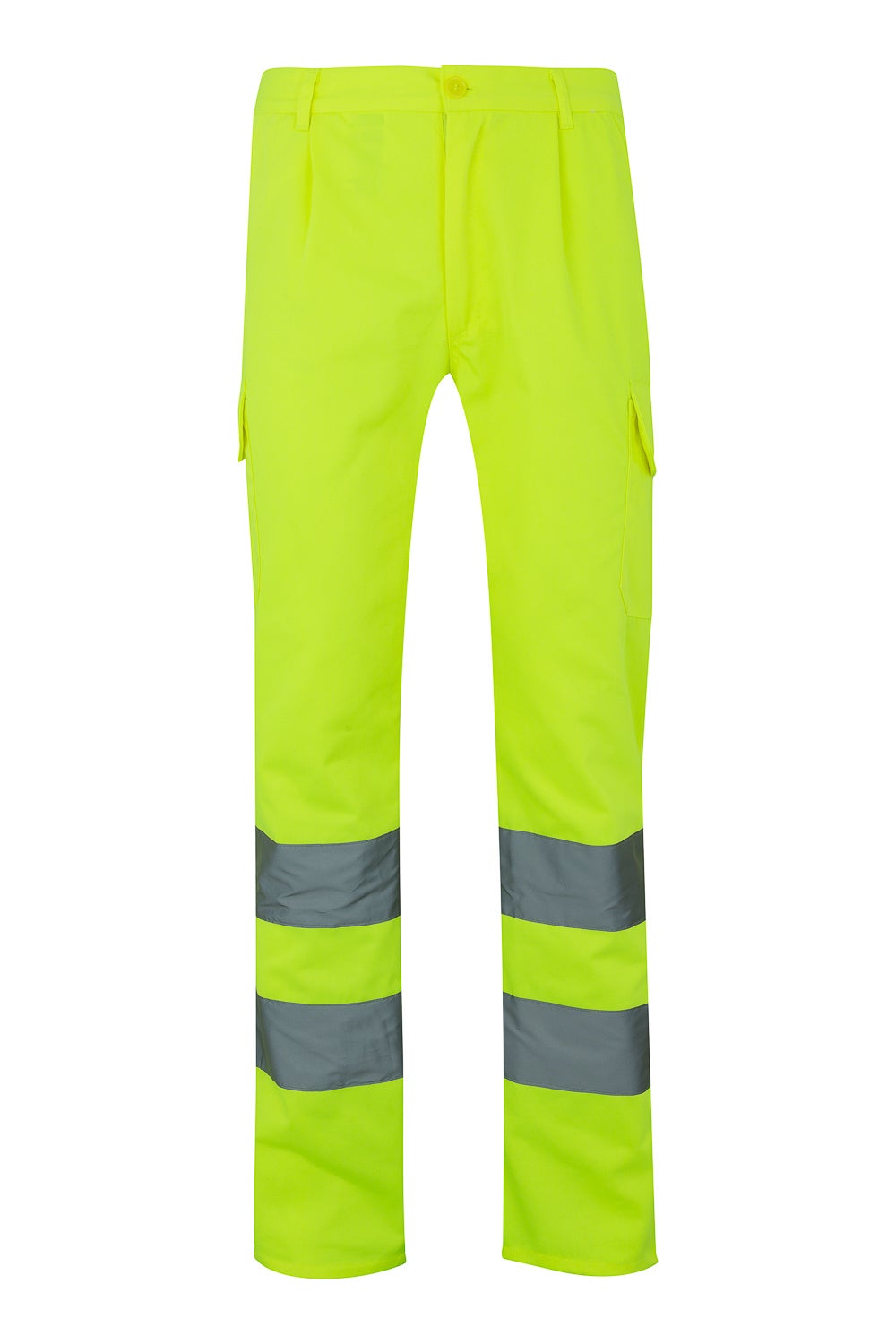 Pantaloni reflectorizanti tercot 240g Galben fluo V303006