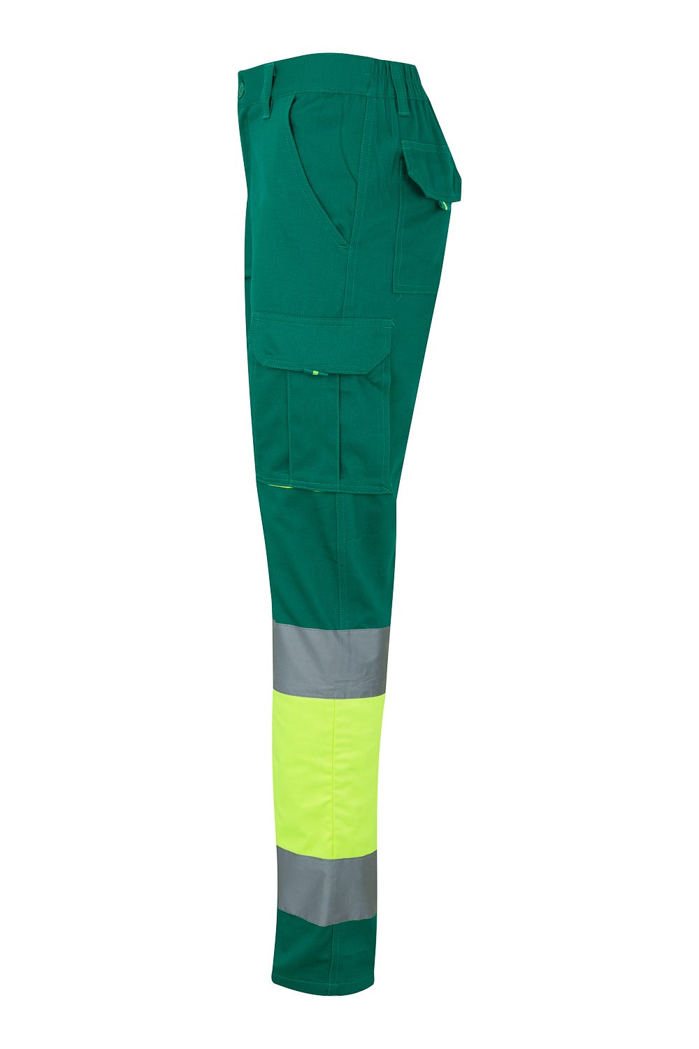 Pantaloni reflectorizanti doc 240g Verde/Galben V303007