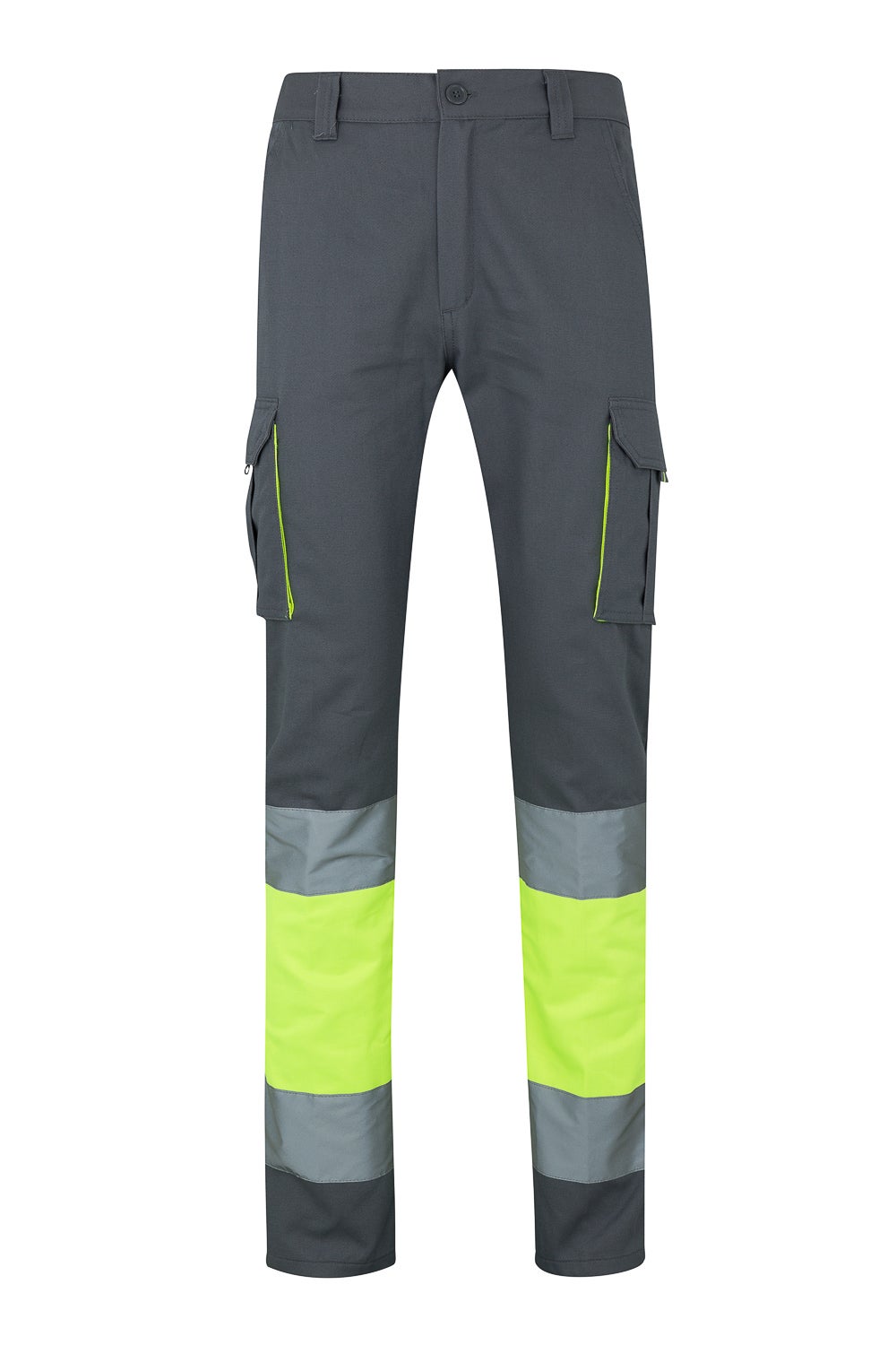 Pantaloni reflectorizanti doc 240g Gri/Galben V303007