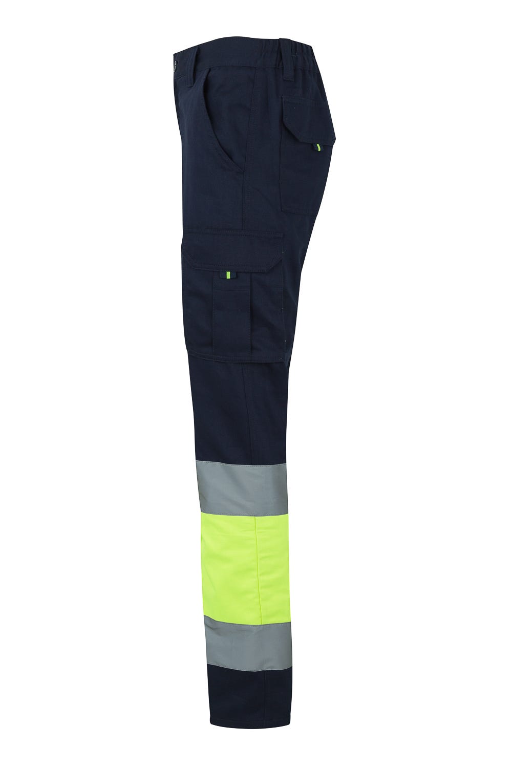 Pantaloni reflectorizanti doc 240g Bleumarin/Galben V303007