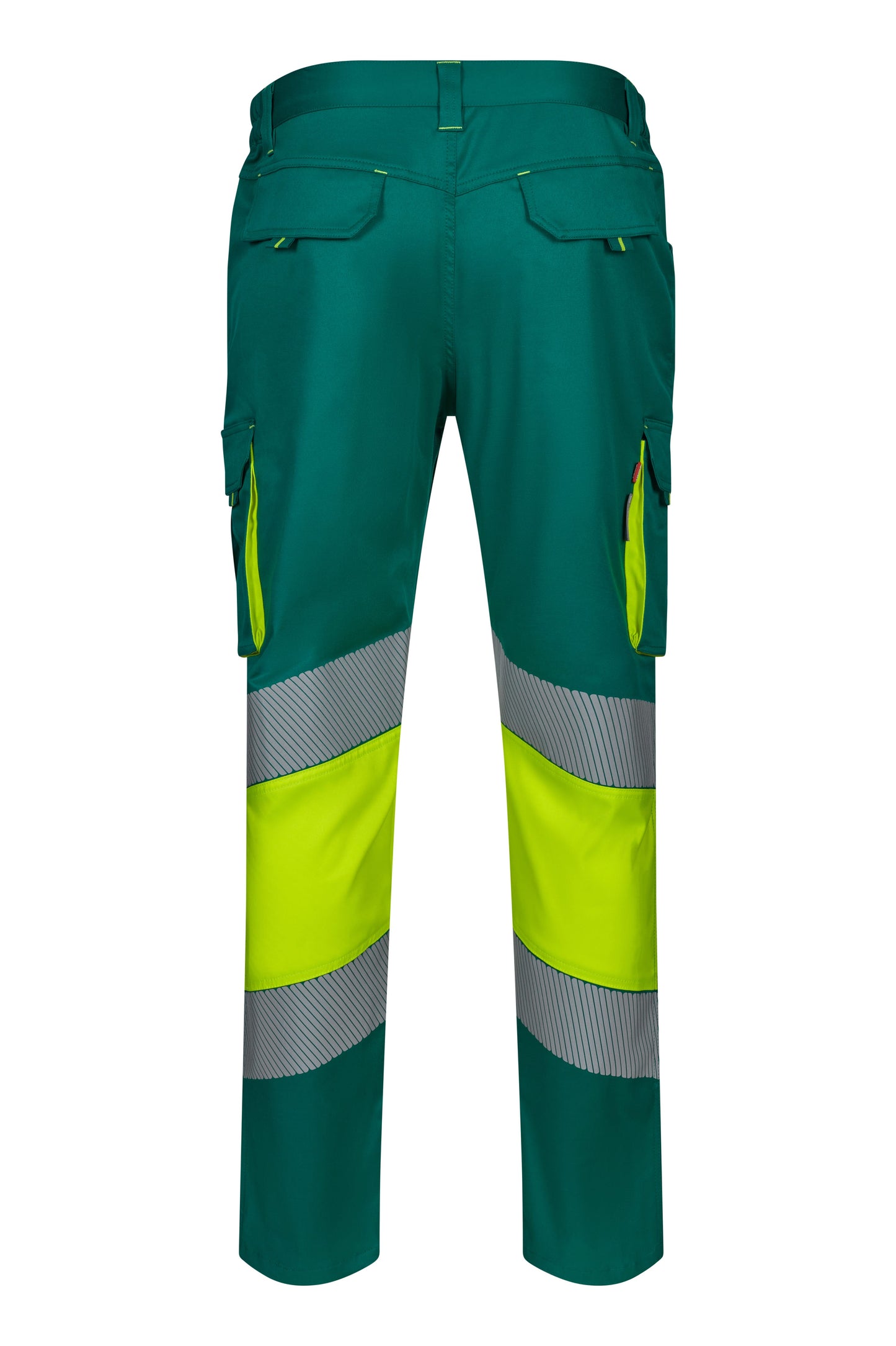 Pantaloni reflectorizanti stretch 250g barbat Verde/Galben V303008S