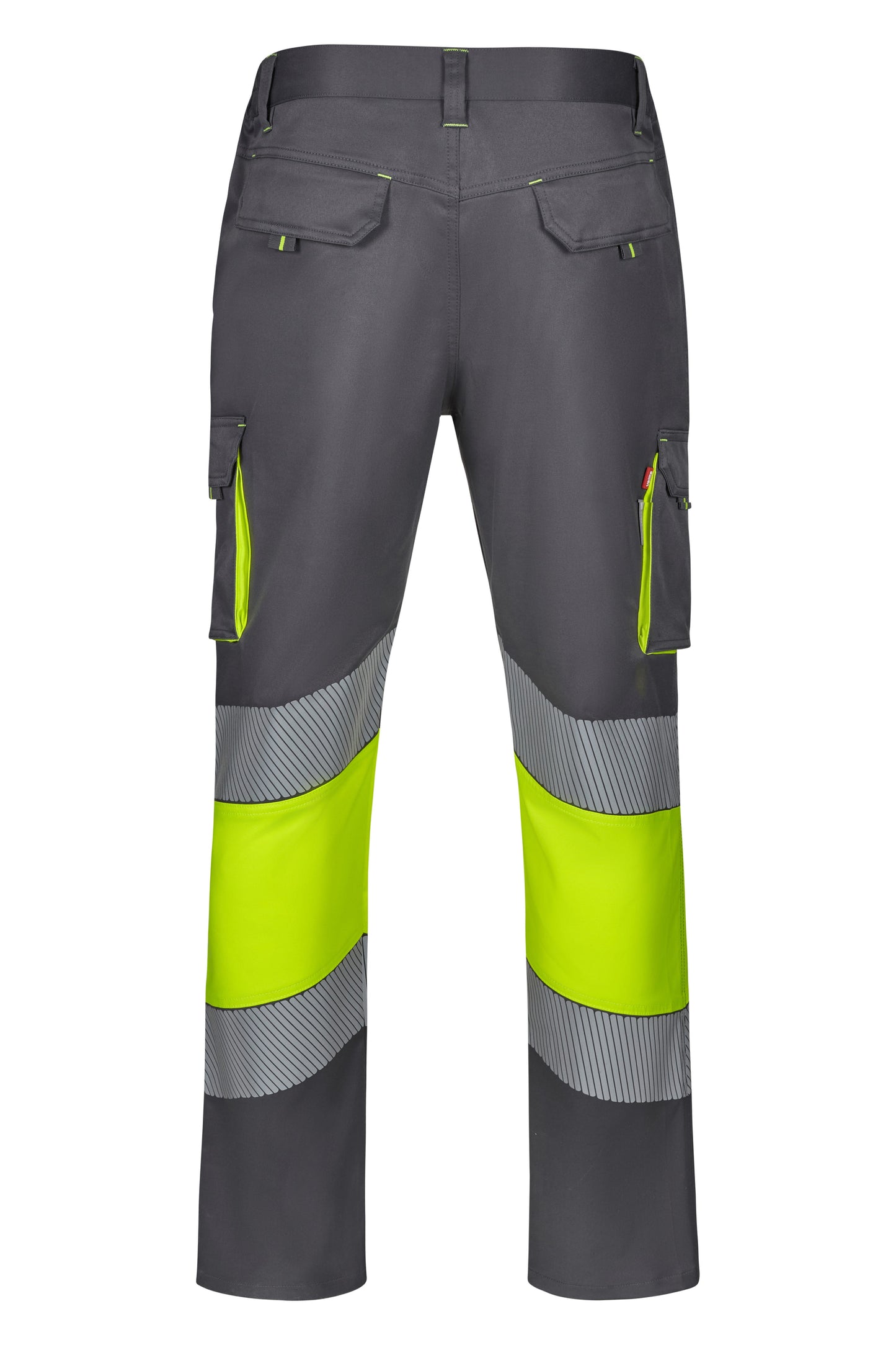 Pantaloni reflectorizanti stretch 250g barbat Gri/Galben V303008S