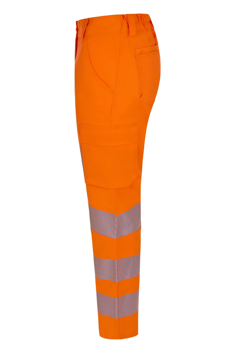 Pantaloni dama reflectorizant poliester/bumbac/elastan 260g portocaliu fluo V303031SW