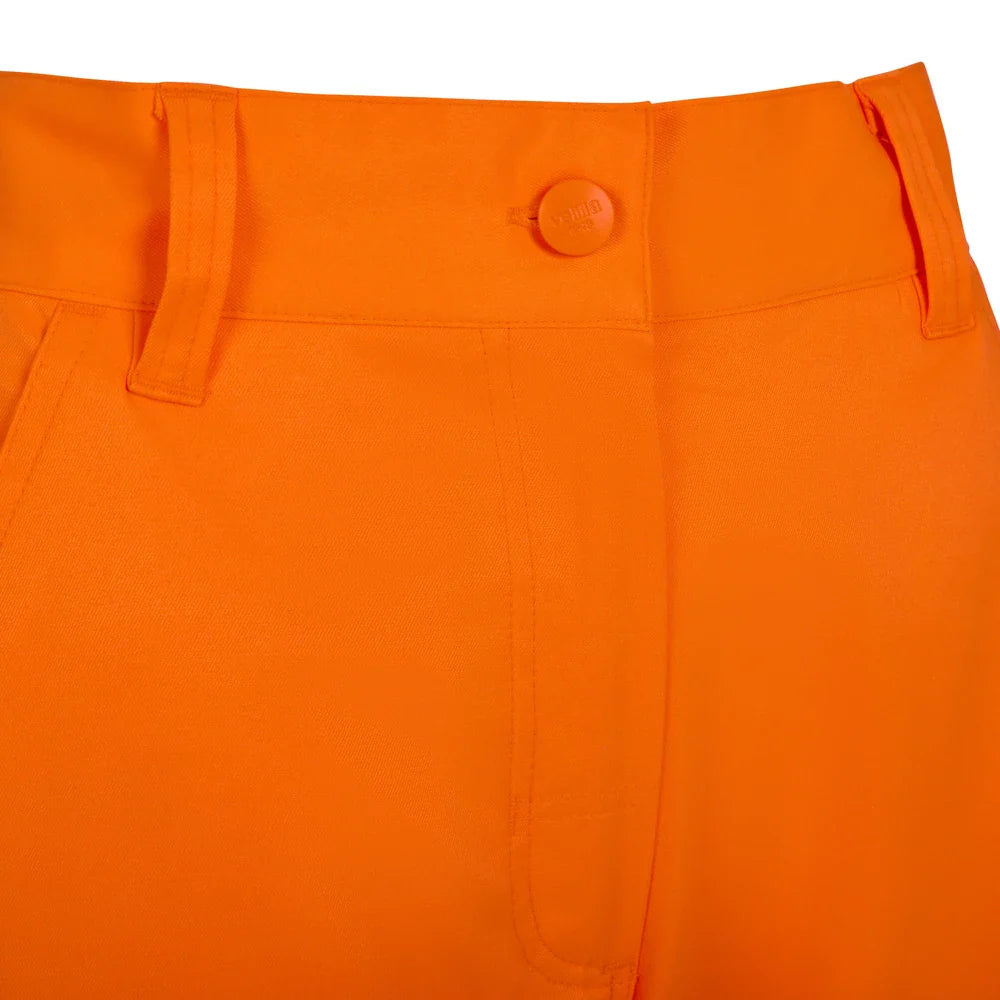 Pantaloni dama reflectorizant poliester/bumbac/elastan 260g portocaliu fluo V303031SW