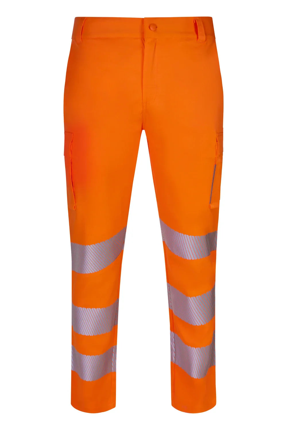 Pantaloni reflectorizant poliester/bumbac/elastan 250g portocaliu fluo V303031S