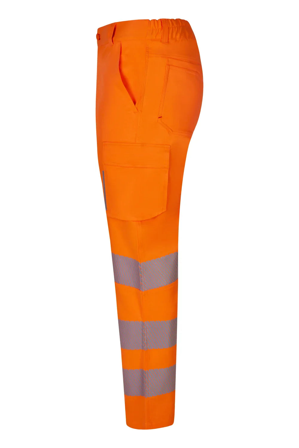 Pantaloni reflectorizant poliester/bumbac/elastan 250g portocaliu fluo V303031S