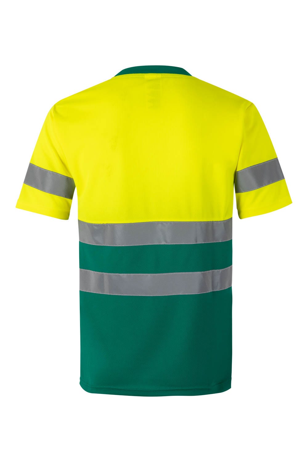 Tricou reflectorizant poliester 140g Verde/Galben V305506