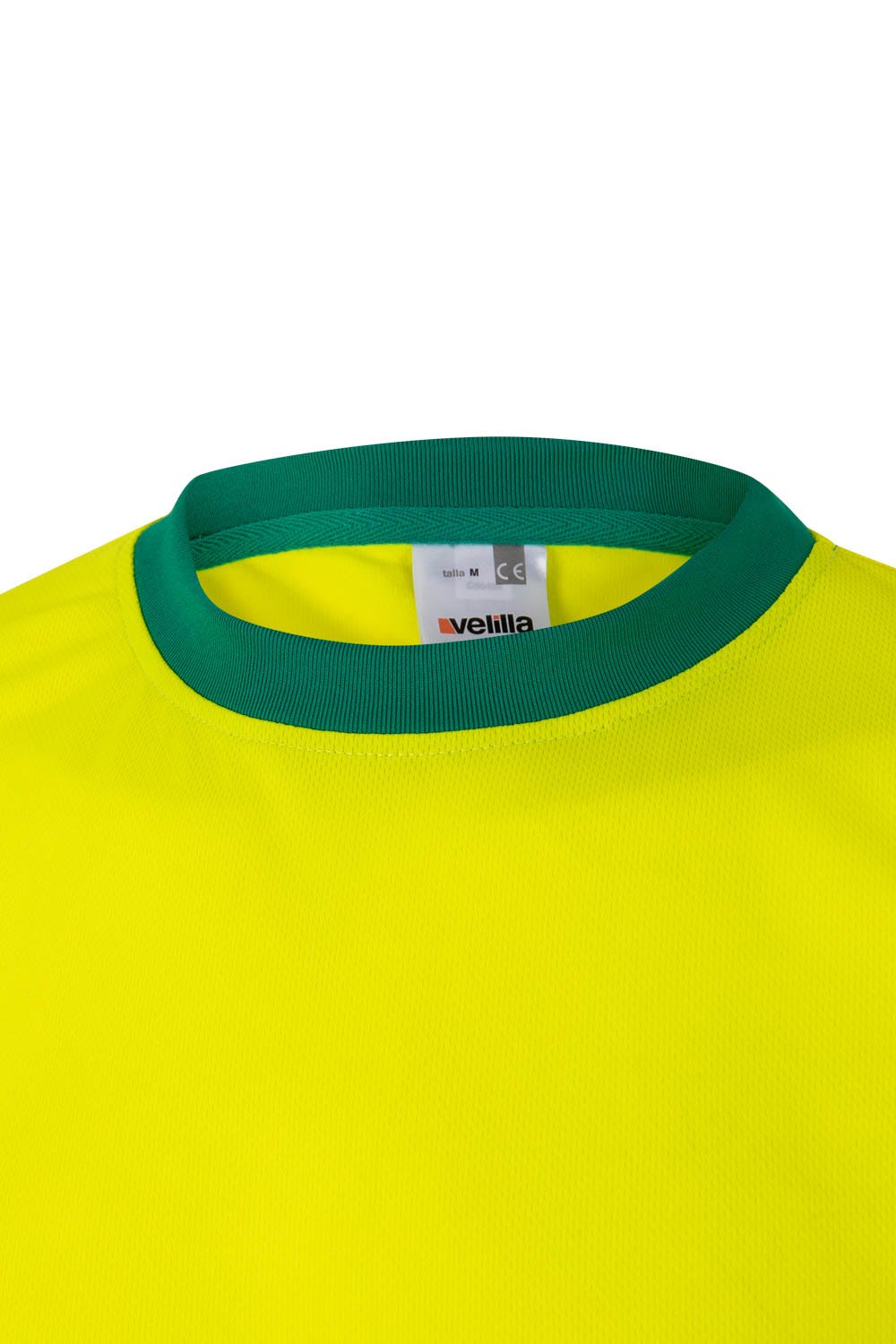 Tricou reflectorizant poliester 140g Verde/Galben V305506