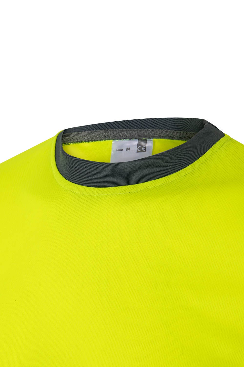 Tricou reflectorizant poliester 140g Gri/Galben V305506