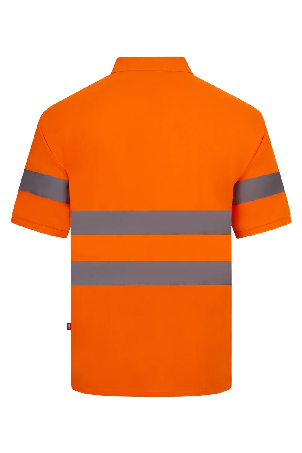 Tricou polo maneca scurta reflectorizant poliester 140g portocaliu fluo V305510