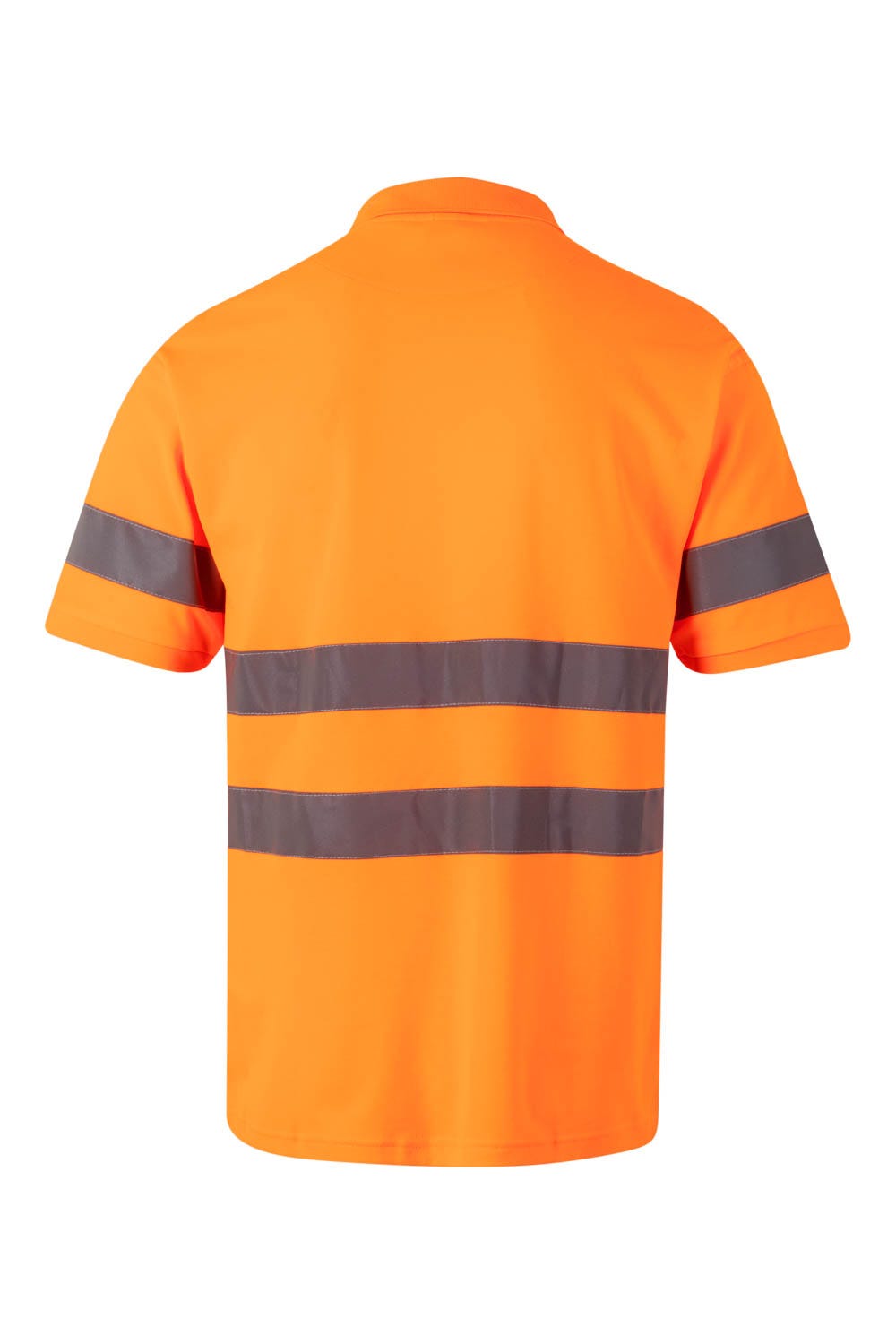 Tricou polo reflectorizant bumbac 150g maneca scurta Portocaliu fluo V305512