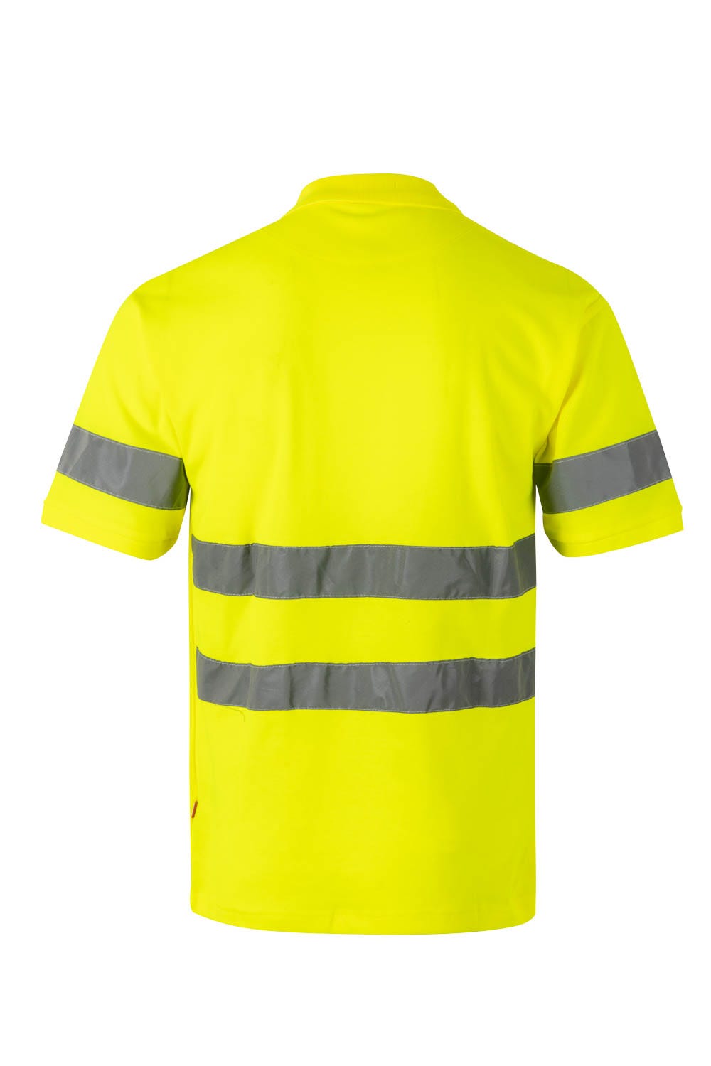 Tricou polo reflectorizant bumbac 150g maneca scurta Galben fluo V305512