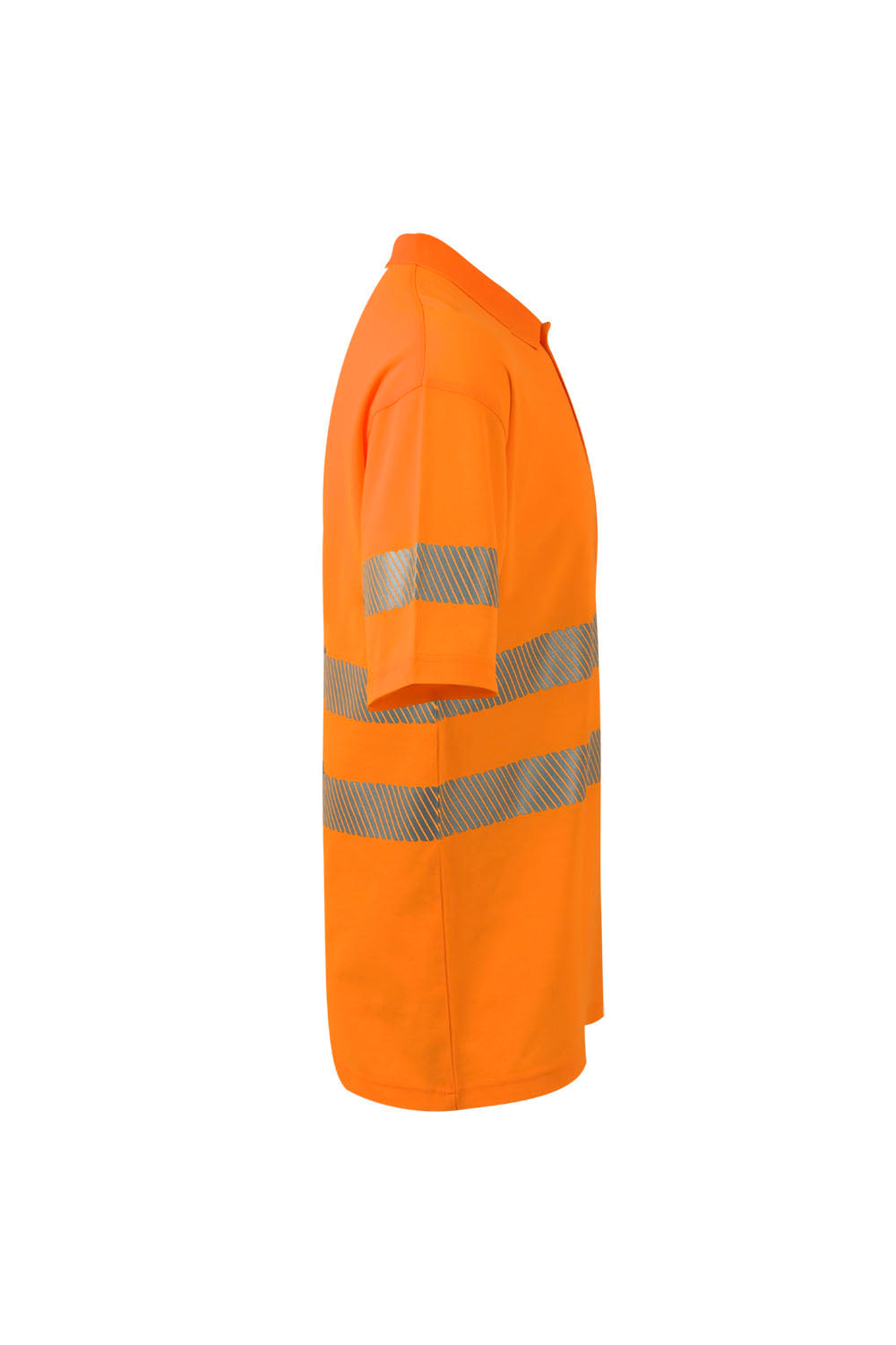 Tricou polo maneca scurta reflectorizant bumbac/poliester 150g portocaliu fluo V305542