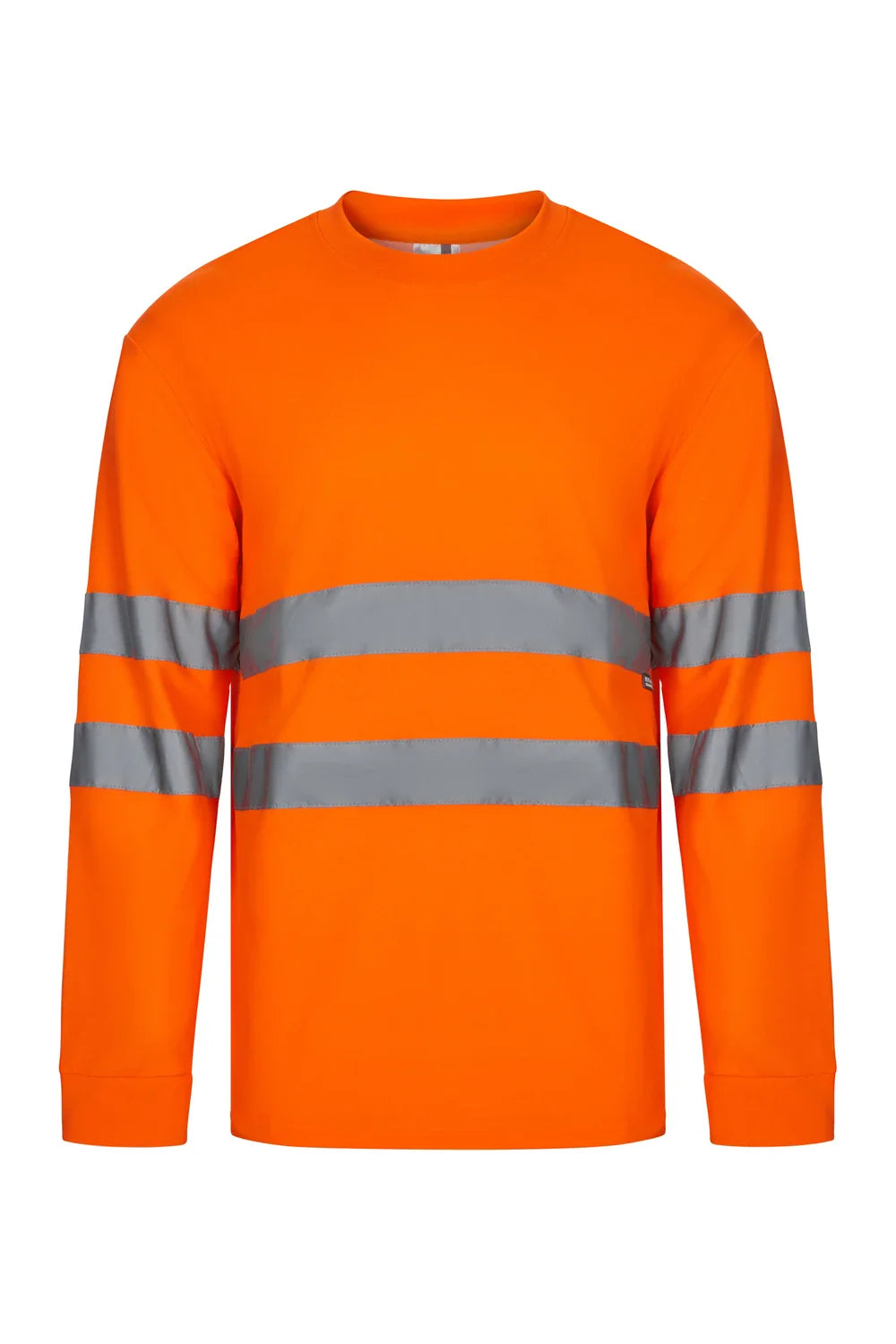Tricou maneca lunga reflectorizant poliester 140g portocaliu fluo V305604
